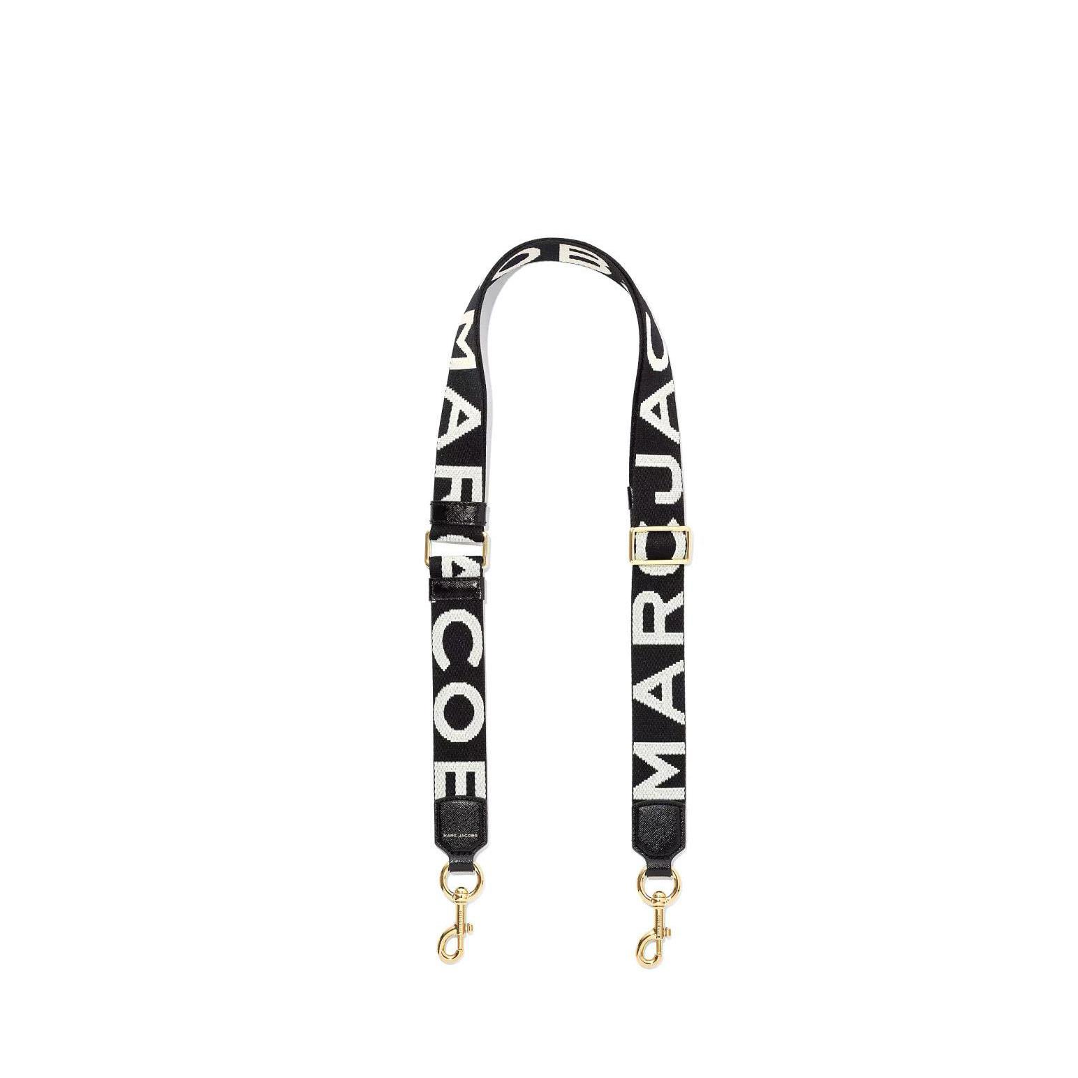 MARC JACOBS The Thin Logo Webbing Strap